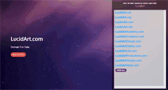 Desktop Screenshot of lucidart.com